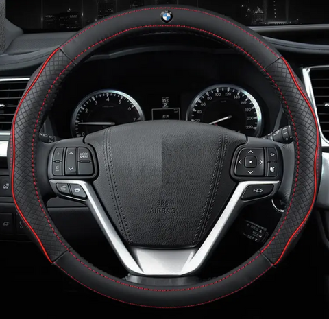 Чохол на кермо Circle із натуральної шкіри для автомобіля BMW 00300 фото
