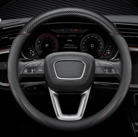 Чохол на кермо Nappa Carbon із натуральної шкіри для автомобіля Opel 300788 фото