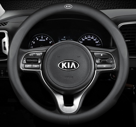Чохол на кермо Lux Sleeky із натуральної шкіри для автомобіля KIA 964575 фото