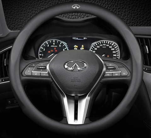 Чохол на кермо Lux Sleeky із натуральної шкіри для автомобіля Infiniti 9645965 фото
