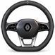 Чохол накладка на D подібне кермо з натуральної шкіри для автомобіля Renault S09 фото 1