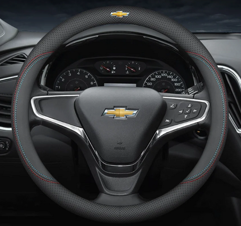 Чохол на кермо Nappa Lux із натуральної шкіри для автомобіля Chevrolet 00214 фото