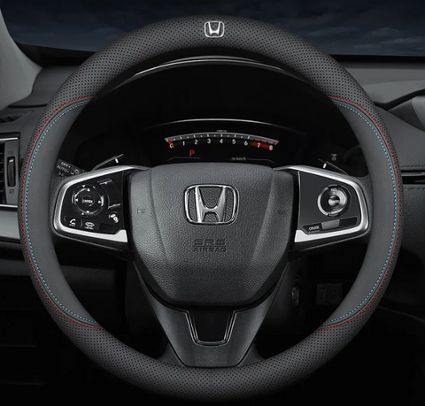 Чохол на кермо Nappa Lux із натуральної шкіри для автомобіля Honda 00221 фото